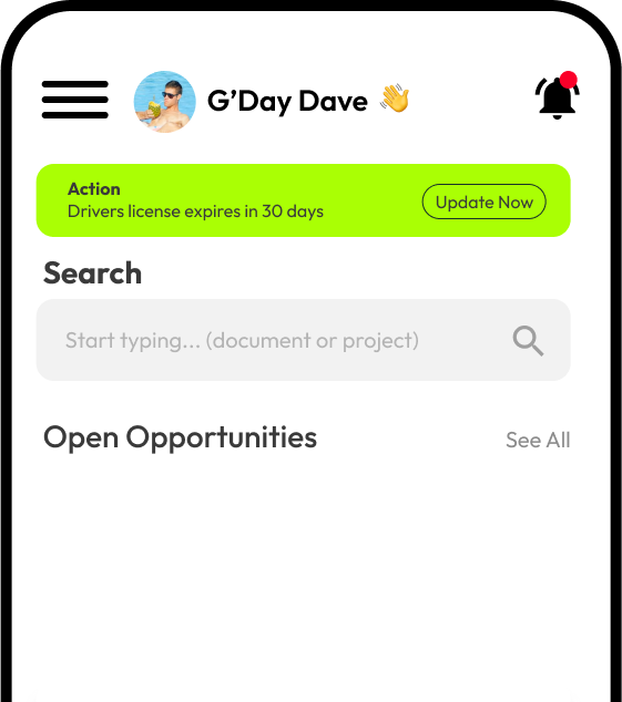 ChekkU app on a phone